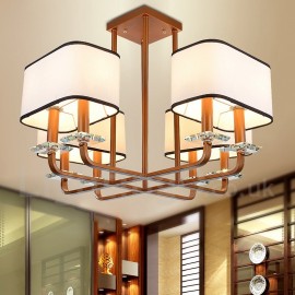 Modern/ Contemporary 8 Light Single Tier Chandelier Lamp for Dining Room, Living Room Light