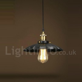 Black Metal Vintage Dining Room Pendant Light