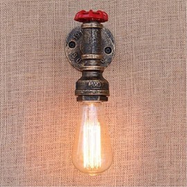 AC 220V-240V 40W E27 BG805 Nostalgia Simple Water Pipe Decorative Small Wall Lamp Wall Light