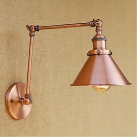 AC 110V-130V / AC 220V-240V 40W E27 B032L Long-arm Half-rust Retro Creative Nostalgic Retractable Folding Wall Sconces Wall Light