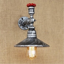 AC 220-240 40 E27 BG147 Rustic/Lodge Painting Feature for Bulb IncludedAmbient Light Wall Sconces Wall Light Silver