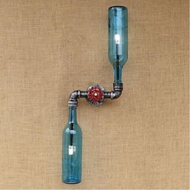 AC 220V-240V 6W E27 BGB005 Rustic/Lodge Brass Feature for Bulb IncludedAmbient Light Wall Sconces Wall Light Blue