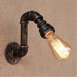 AC 220V-240V 40W E27 BG815 Nostalgia Simple Water Pipe Decorative Small Wall Lamp Wall Light