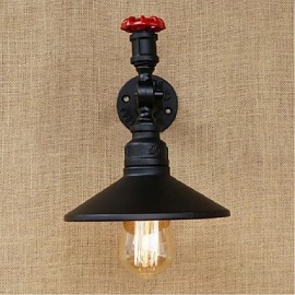 AC 220-240 40 E27 Rustic/Lodge Painting Feature for Bulb IncludedAmbient Light Wall Sconces Wall Light Black