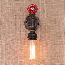 AC 220V-240V 40W E27 BG819 Nostalgia Simple Water Pipe Decorative Small Wall Lamp Wall Light