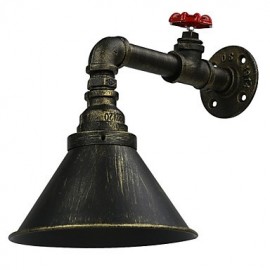 loft Retro Industrial Wall Sconce Restaurant And Bar Metal Water Pipe Wall lamp