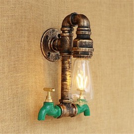 AC 110-130 AC 220-240 4W E26/E27 Country Retro Painting Feature for LED Mini Style Bulb IncludedAmbient Light Wall Sconces Wall Light