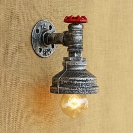 AC 110-130 AC 220-240 40 E26/E27 Country Retro Painting Feature for Bulb Included,Ambient Light Wall Sconces Wall Light