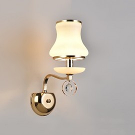 E14 Modern/Contemporary Electroplated Feature for CrystalAmbient Light Wall Sconces Wall Light