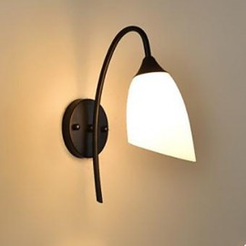 Black American Simple Bedroom Lamp Fishing Bedside Wall Lamp