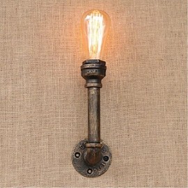 AC 220V-240V 40W E27 BG812 Nostalgia Simple Water Pipe Decorative Small Wall Lamp Wall Light