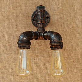 AC 220-240 80 E27 Rustic/Lodge Painting Feature for Bulb Included,Ambient Light Wall Sconces Wall Light