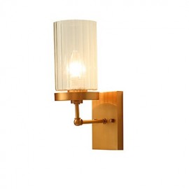 AC110-240 5 E26/E27 Simple Traditional/Classic Country Brass Feature for Mini Style Bulb Included,Uplight Wall Sconces Wall Light