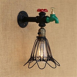 AC 110-130 AC 220-240 40W E26/E27 Country Retro Painting Feature for Mini Style Bulb IncludedAmbient Light Wall Sconces Wall Light