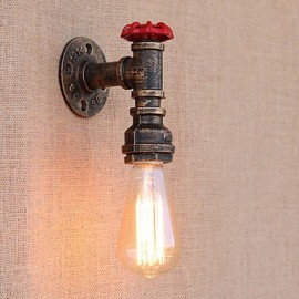 AC 110-130 AC 220-240 40 E26/E27 Country Retro Painting Feature for Mini Style Bulb Included,Ambient Light Wall Sconces Wall Light