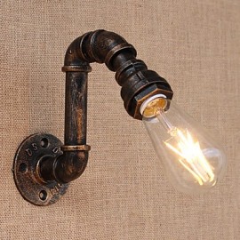 AC 110-130 AC 220-240 40 E26/E27 Country Retro Painting Feature for Mini Style Swing Arm Bulb Included,Ambient Light Wall Sconces