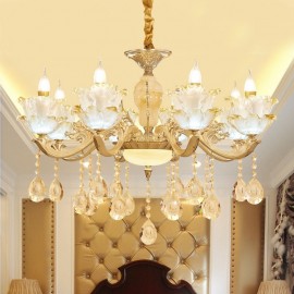 8 Light Traditional/Classic LED Integrated Living Room,Dining Room,Bed Room Metal Chandeliers