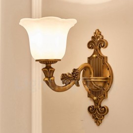 Single Light Traditional/Classic LED Integrated Living Room,Dining Room,Bed Room Metal Luxury Indoor Wall Sconces