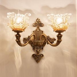 2 Light Traditional/Classic LED Integrated Living Room,Dining Room,Bed Room Metal Indoor Wall Sconces