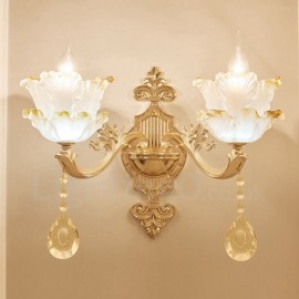 2 Light Traditional/Classic LED Integrated Living Room,Dining Room,Bed Room Metal Indoor Wall Sconces