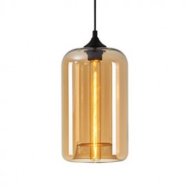 Bottle Design Pendant 1 Light Minimalist Iron Painting