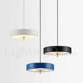 1 Light Modern/ Contemporary Bedroom Living Room Luxury Living Room Hotel Pendant Light with Glass Shade