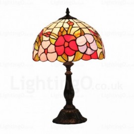 Sunflower Lamp Shade Exquisite 12 inch Stained Glass Table Lamp Living Room Bedroom Study Room