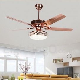 52" European Style Modern Contemporary Ceiling Fan