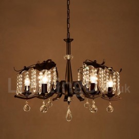 Industrial Style Steel Lighting Living Room, Study, Dining Room, Clothing Store, Coffee Store, Hotel Pendant Chandelier Light