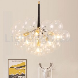 Modern Bubble Ball Pendant Lights Study Room Bedroom Dining Room Living Room Gallery Hotel Room