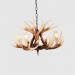 4 Light Rustic Artistic Retro Antler Antique Chandelier for Living Room, Dining Room, Bedroom, Shop, Cafes, Bar