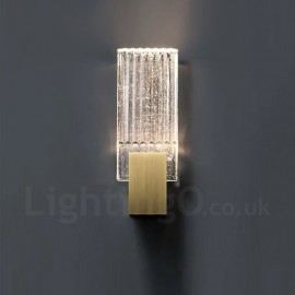 Postmodern Minimalist Living Room Crystal Wall Sconces American Art Bedside Bedroom Study Wall Sconces